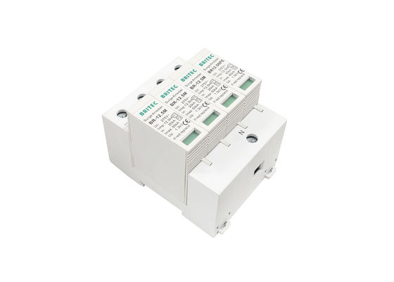 AC 275v ประเภท 1+2 3 ขั้ว + NPE Power Lightning Protection Class 1+2 อุปกรณ์ป้องกันไฟกระชาก