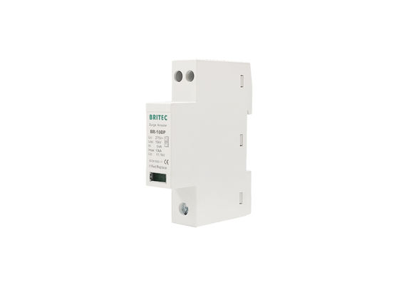 อุปกรณ์ป้องกันไฟกระชากไฟเฟสเดียว 2P 10KA Din Rail