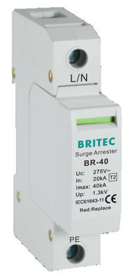 BR-40 3P+1 เครื่องป้องกันการกระชับกระชับ ระบบป้องกันการจับฟ้าคะนอง เครื่องป้องกันการกระชับกระชับกระชับกระชับกระชับ 18 มม