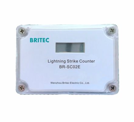BR-SC02E อุปกรณ์นับจำนวนฟ้าผ่า Surge Arrester อุปกรณ์นับจำนวนฟ้าผ่าแบบดิจิทัล