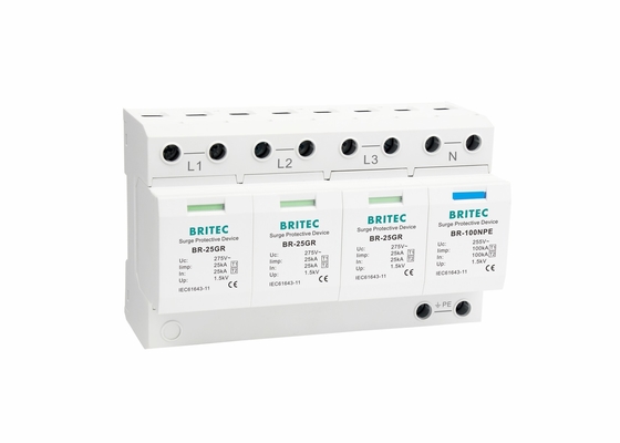 25KA ป้องกันกระแสไฟฟ้า ป้องกันกระแสไฟฟ้า 3 ขั้นตอน