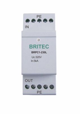 BRPC1-230L 10kA อุปกรณ์ป้องกันไฟกระชากสำหรับระบบไฟ LED อุปกรณ์ป้องกันไฟกระชาก AC สำหรับระบบไฟ LED การป้องกันไฟ LED