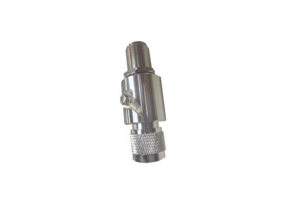 50Ohm Coaxial Lightning Arrester 3Gbps ประเภทเสาอากาศพร้อมท่อแก๊ส