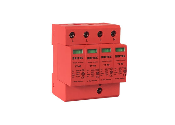 อุปกรณ์ป้องกันไฟกระชาก BRITEC TY -40 Type 2 320V Type 2 อุปกรณ์ป้องกันไฟกระชาก
