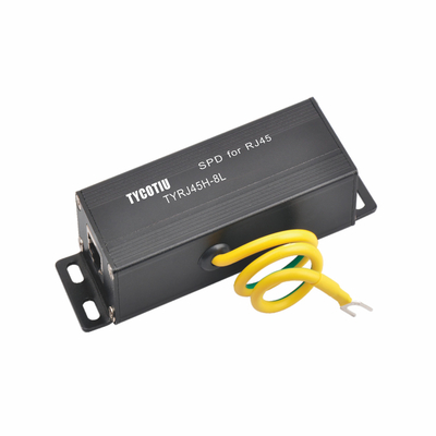 อุปกรณ์ป้องกันไฟกระชากอีเธอร์เน็ต RJ 45 SPD สายเคเบิลเครือข่าย อุปกรณ์ป้องกันไฟกระชากอีเทอร์เน็ต