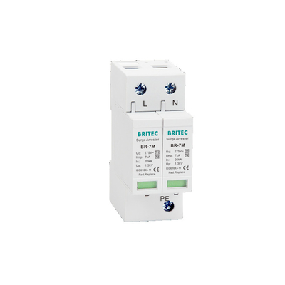 BR-7M 275 2P 275 SPD อุปกรณ์ป้องกันไฟกระชาก Ac อุปกรณ์ป้องกันไฟกระชากฟ้าผ่า
