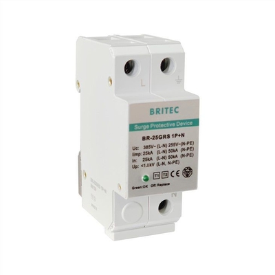 อุปกรณ์ป้องกันไฟกระชาก 25KA 275V Type 1 AC Protection BR-25GRS 1+1