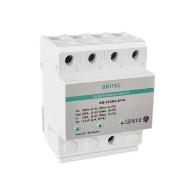 BR-25GRS อุปกรณ์ป้องกันไฟกระชาก SPD 3+1 Type 1 โมดูลตัวเปลี่ยนไฟกระชาก