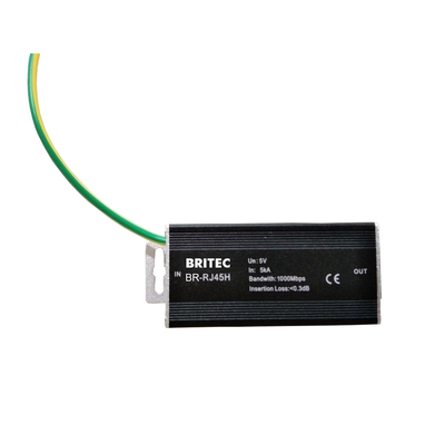 BR-POE-M 48V Signal Surge Arrestor Poe Protector ไฟฟ้าสัญญาณผ่านอีเทอร์เน็ต