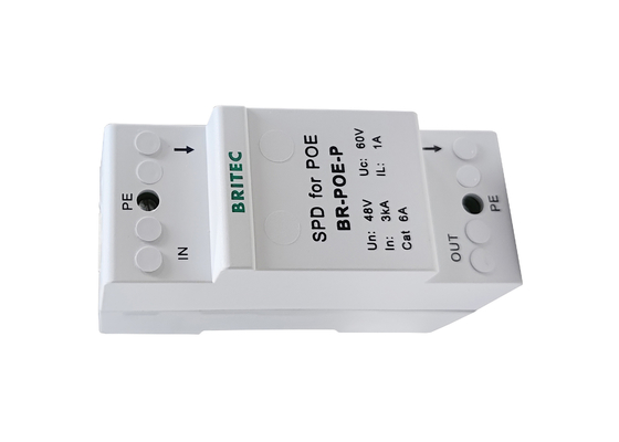 Type2 P1 SPD สำหรับอุปกรณ์ป้องกันไฟกระชากสัญญาณเครือข่าย POE
