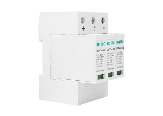 อุปกรณ์ป้องกันไฟกระชากแบบใช้งานได้จริง 2 Dc Surge Arrester บริการ OEM / ODM