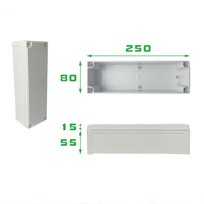 TY-8025070 กล่องเชื่อมไฟฟ้า ABS กันน้ําสําหรับช่องแยกกล่องปลายกันน้ํา