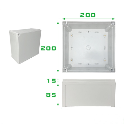 TY-8025070 กล่องเชื่อมไฟฟ้า ABS กันน้ําสําหรับช่องแยกกล่องปลายกันน้ํา