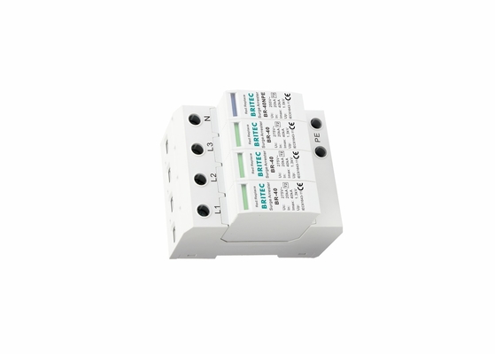 40ka SPD 3 Phase MOV Lightning Protector อุปกรณ์ป้องกันการกระชับกระจายไฟสําหรับบ้าน