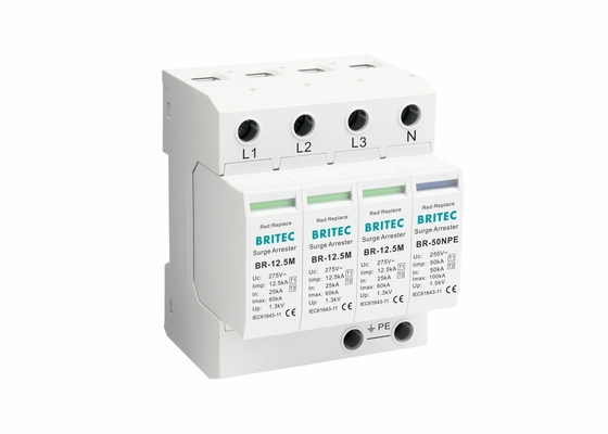 อุปกรณ์ป้องกันการกระแทกแบบ 1 ประเภท B+C 12.5kA