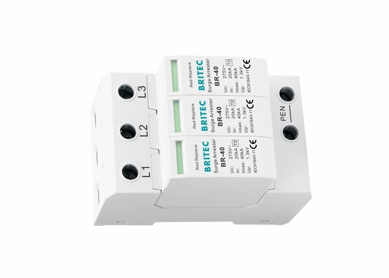 อุปกรณ์ป้องกันไฟกระชาก AC Type 2 แบบเสียบปลั๊ก 40KA 400V