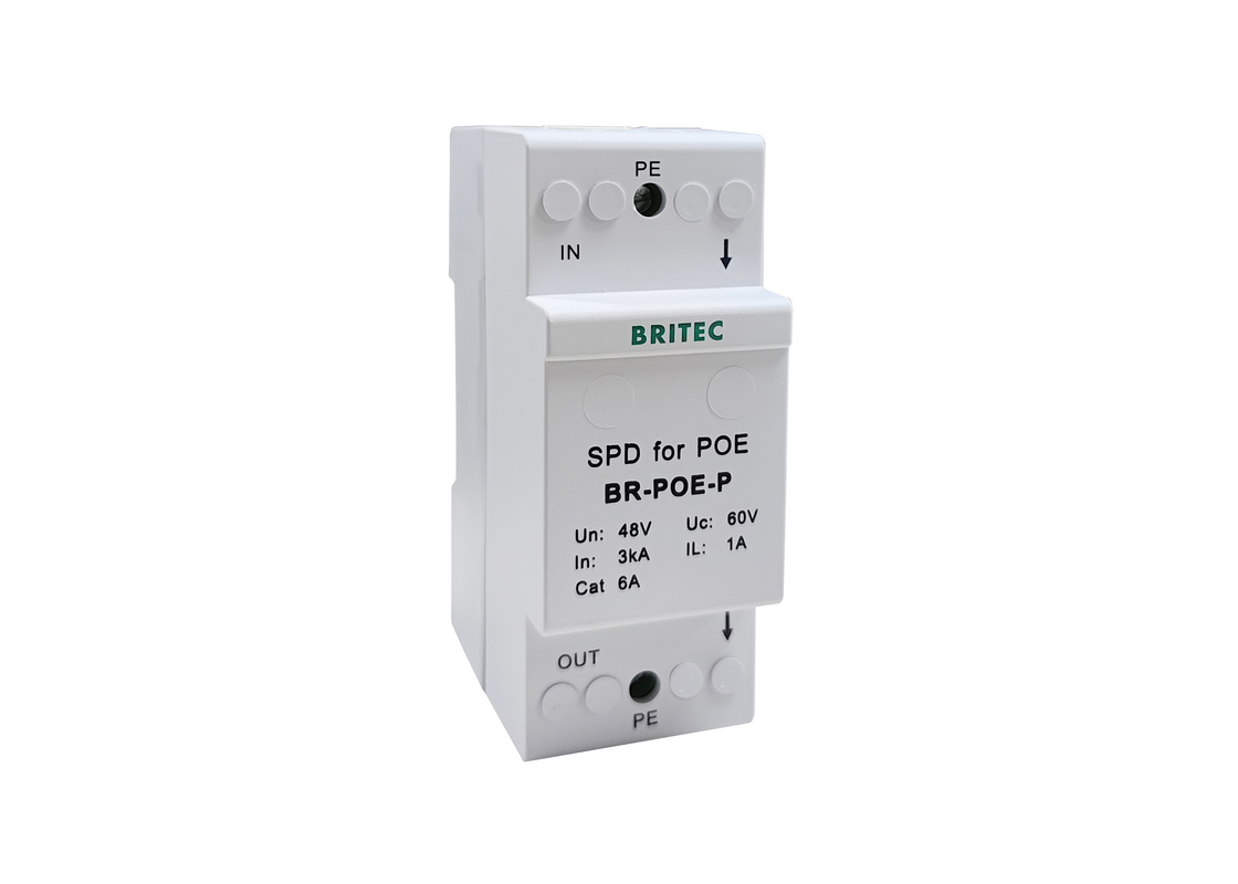 Type2 P1 SPD สำหรับอุปกรณ์ป้องกันไฟกระชากสัญญาณเครือข่าย POE