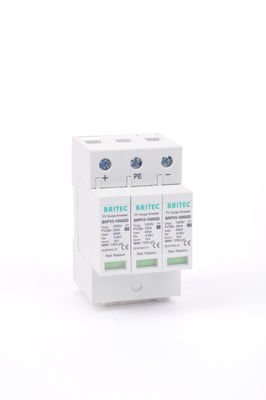 GDT 1000V Type 2 อุปกรณ์ป้องกันไฟกระชาก DC 35 Mm Solar Spd PV