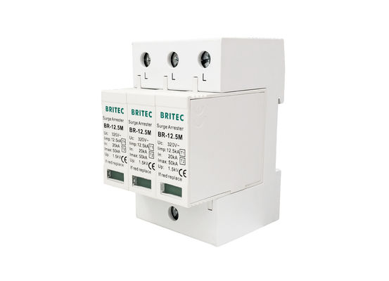 White AC 12.5KA Power Surge Protection Device SPD Power Voltage Protectorfunction gtElInit() {var lib = new google.translate.TranslateService();lib.translatePage('en', 'th', function () {});}