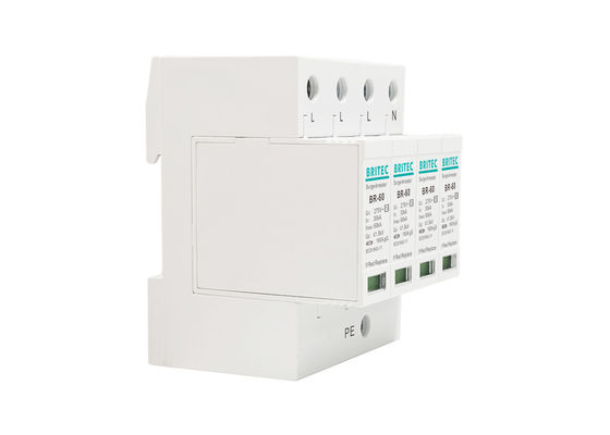 อุปกรณ์ป้องกันไฟกระชาก AC 385V 60KA SPD อุปกรณ์ป้องกันฟ้าผ่าของ Class II
