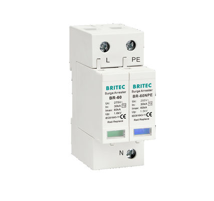 BR-60 3P อุปกรณ์ป้องกันไฟกระชาก Lightning Arrester Spd Type2