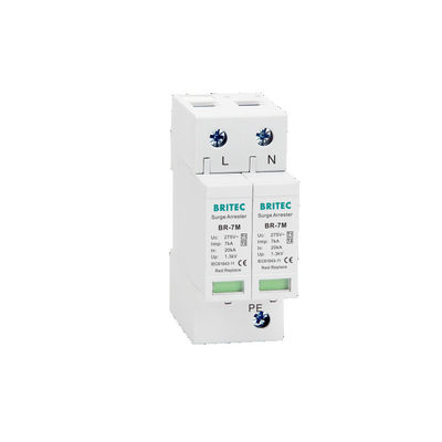 BR-7M 4P 7ka T1+T2 อุปกรณ์ป้องกันกระแสไฟฟ้า จับสายฟ้า SPD Spd อุปกรณ์ป้องกันกระแสไฟฟ้า อิเล็กทรอนิกส์