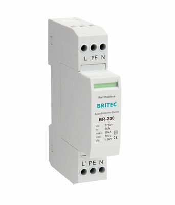 อุปกรณ์ป้องกันความแรงกระตุ้นชนิด 3 SPD ด้วยความกระตุ้นระดับ 30-275V, ≤25ns เวลาตอบสนองและการป้องกันสายฟ้า 8/20 รูปแบบคลื่น