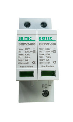 BR-40 150 PV Surge Arrester DC ป้องกันการกระจายไฟฟ้า