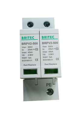 BRPV2 600 600V PV Surge Arrester ป้องกันฟ้าคะนอง