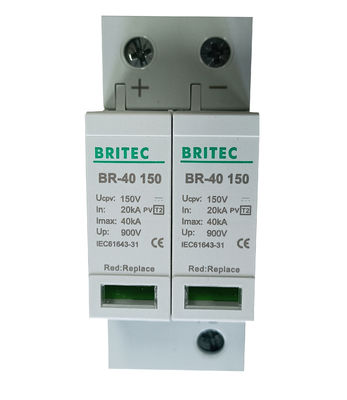 BRPV2 600 600V PV Surge Arrester ป้องกันฟ้าคะนอง