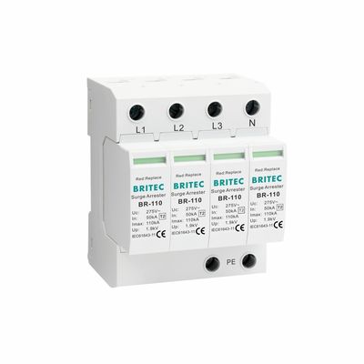 BR-110 4P OEM Type 2 Surge Protector 275v อุปกรณ์ป้องกันการกระชับกระชับกระชับกระชับกระชับกระชับ