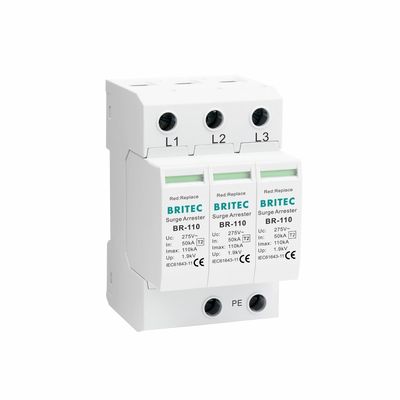 BR-110 4P OEM Type 2 Surge Protector 275v อุปกรณ์ป้องกันการกระชับกระชับกระชับกระชับกระชับกระชับ