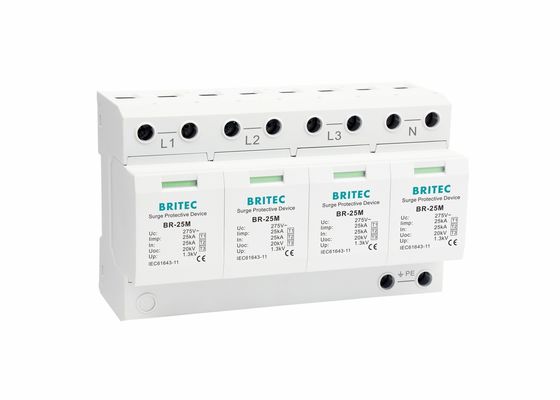 เครื่องจับฟ้าคะนอง 4 ต้น ประเภท 1 ป้องกันการกระชับกระแส สร้างจากพลาสติก