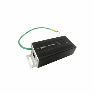 BR-POE-P  RJ45 อุปกรณ์ป้องกันไฟกระชากสำหรับกล้อง POE แบบราง DIN, อุปกรณ์ป้องกันไฟกระชากอีเธอร์เน็ต