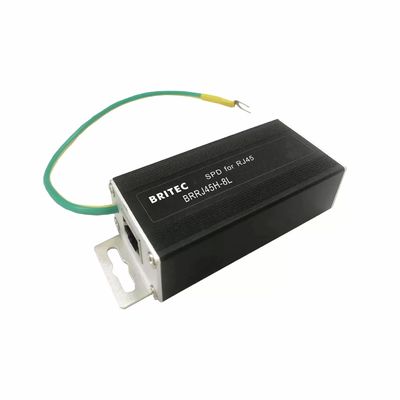 BRRJ45H-8L 1000mbps RJ45 SPD Ethernet Surge Arrester Lightning Protector สัญญาณของอุปกรณ์ส่งข้อมูล