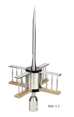 TKIG 5.4 Lightning Rod ความต้านทานต่อการกัดกรองสูง ระบบป้องกันสายฟ้า ระบบป้องกันสายฟ้า อาคารป้องกันสายฟ้า