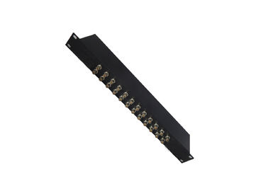 6V Arrester แรงดันต่ำ Coaxial อุปกรณ์ป้องกันไฟกระชาก Coaxial สัญญาณวิดีโอ SPD 5kA BNC 24 Sockets