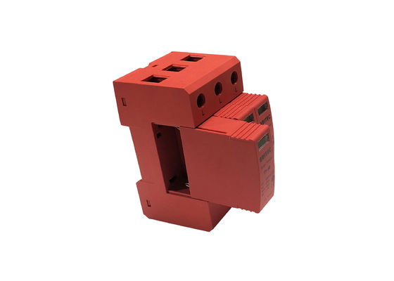 แบบที่ 2 สามเฟส 3 เสา Class II อุปกรณ์ป้องกันไฟกระชาก 40kA 320V ระบบป้องกันไฟ