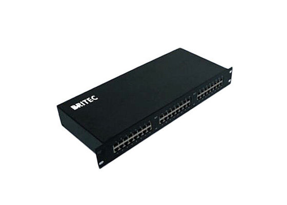 ตัวป้องกันไฟกระชาก 24 พอร์ต Rj45 อุปกรณ์ป้องกันฟ้าผ่าเครือข่ายด้วยการรองรับ POE