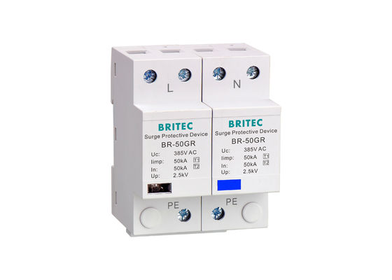 ความดันต่ํา AC SPD ป้องกันฟ้าคะนองระยะเดียว