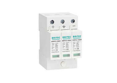 Thermalplastic PV Surge Arrester UL94 - V0 Type 1+2 อุปกรณ์ป้องกันฟ้าผ่า