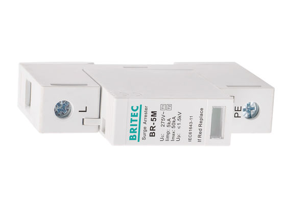 อุปกรณ์ป้องกันไฟกระชากและอุปกรณ์ป้องกันไฟกระชาก 275V AC 5kA Iimp T1+T2 สำหรับระบบแรงดันไฟฟ้าต่ำ