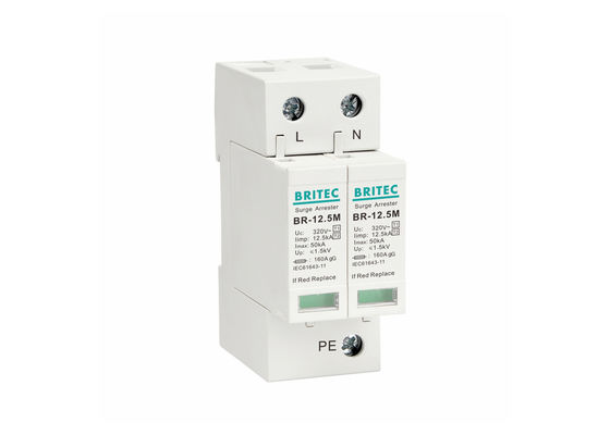 320V Surge Protector Power Surge Lightning Arrester 2p SPD AC Long Life
