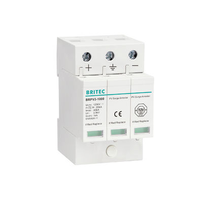 BRPV3-1500 DC 1500V 3P PV โซลาร์ pv surge arrester 40ka Surge Protector dc spd dc spd 1500v 3 สาย