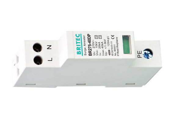 อุปกรณ์ป้องกันไฟกระชากไฟฟ้าแบบ 3 275V 40kA อุปกรณ์ป้องกันไฟกระชากฟ้าผ่า