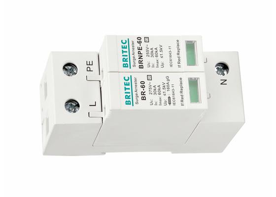 Mini Single Phase Low Voltage Lightning Power Surge Arrester AC275 SPD