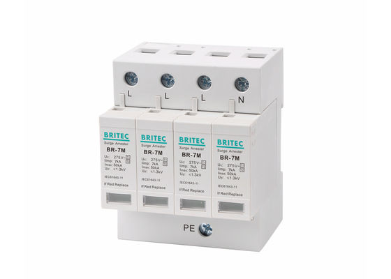 T1 + T2 อุปกรณ์ป้องกันการกระชับกระชับกระแสไฟฟ้า ปิดสายฟ้า 275V พล็อกอิน