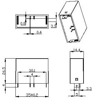 BRPV - 20RS 500V DC อุปกรณ์ป้องกันไฟกระชาก PCB Mount SPD