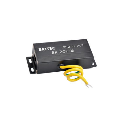 BR-POE-M RJ45 POE อีเทอร์เน็ต หน่วยป้องกันการระบาดของข้อมูล