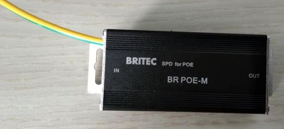 Ethernet PoE อุปกรณ์ป้องกันไฟกระชาก Telecom RJ45 Power Over ตัวป้องกันฟ้าผ่า rj45